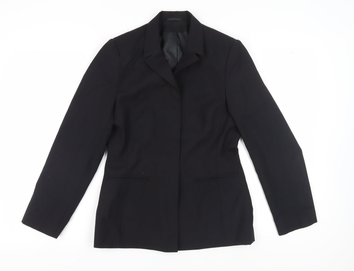 Next Women’s Black Suit Jacket, Size 10, Wool, Business