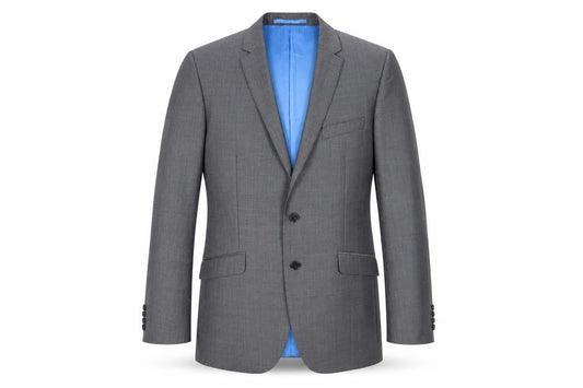 Marks & Spencer Grey Wool Suit Jacket, Men, 40L