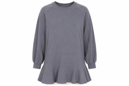 H&M Women's Grey Tunic Sweatshirt XL