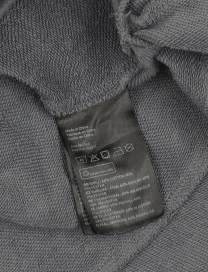 H&M Women's Grey Tunic Sweatshirt XL