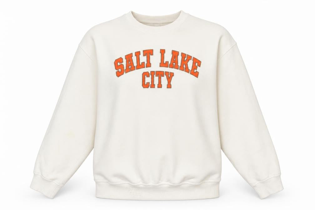 H&M Unisex Ivory Pullover Sweatshirt S Casual