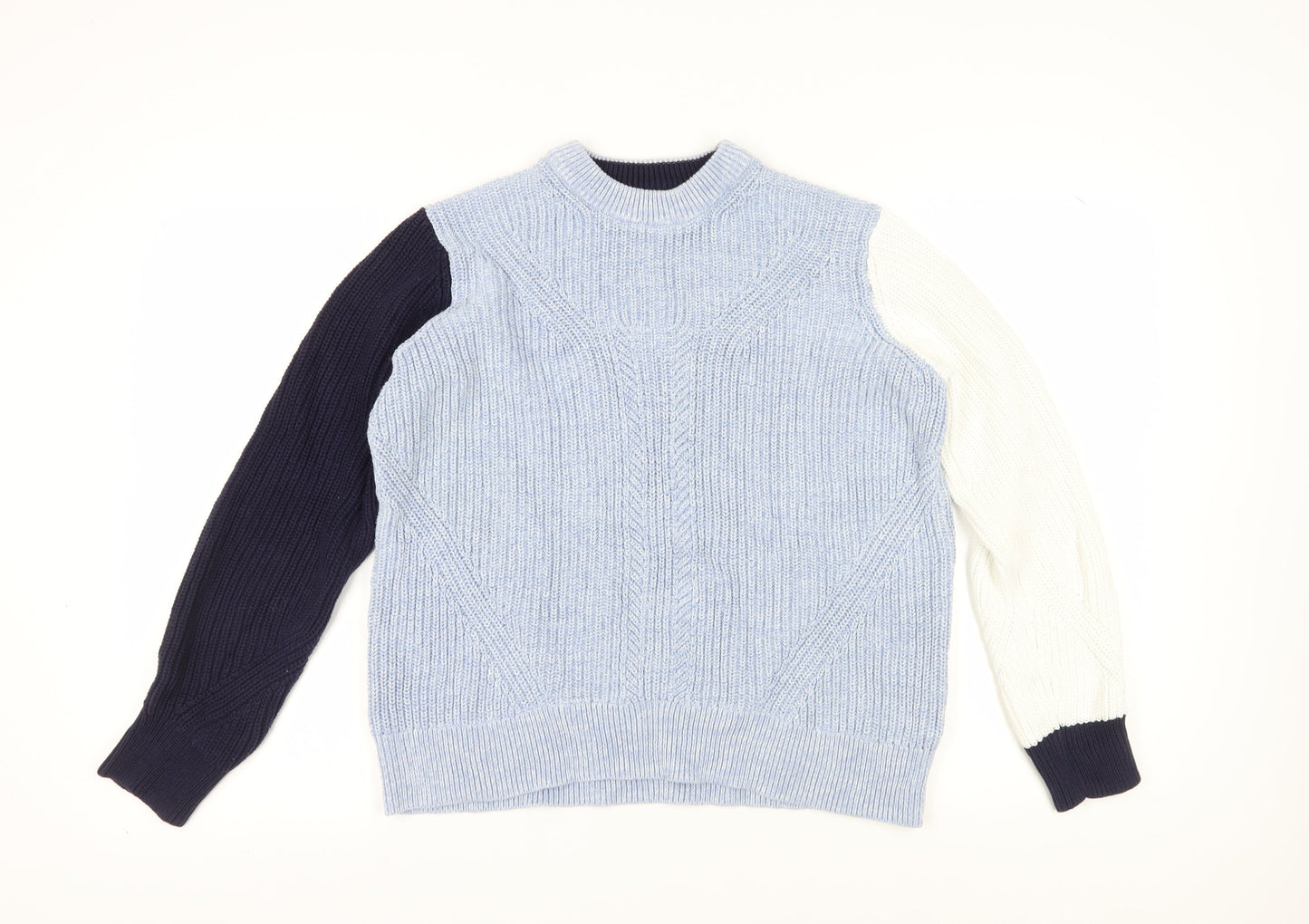 Marks and Spencer Women's Navy Mix Jumper, Size L