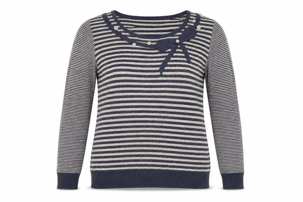 Per Una Women's Multicoloured Stripe Jumper Size 12
