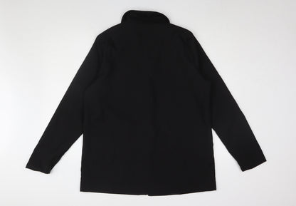 PRETTYLITTLETHING Women's Black Blazer UK 12 Notch Lapel