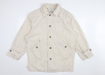 Next Men's Beige Rain Coat Jacket Size S