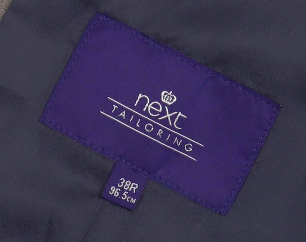 Next Men's Grey Suit Waistcoat 38R Formal Business