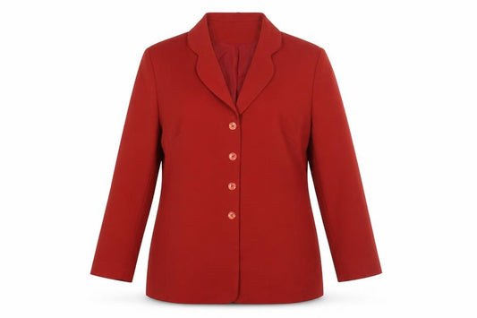 Anne Brooks Women's Red Suit Jacket Size 16, Regular Fit