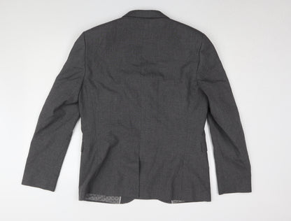 Next Men's Grey Regular Fit Blazer 42R