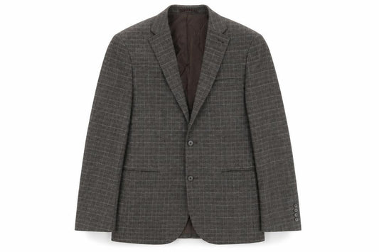 Next Men's Brown Check Blazer - Size 38R - Formal