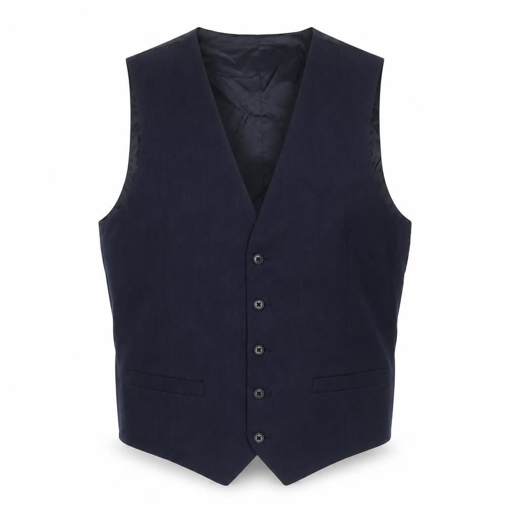 Marks & Spencer Men's Blue Suit Waistcoat, Size 38R