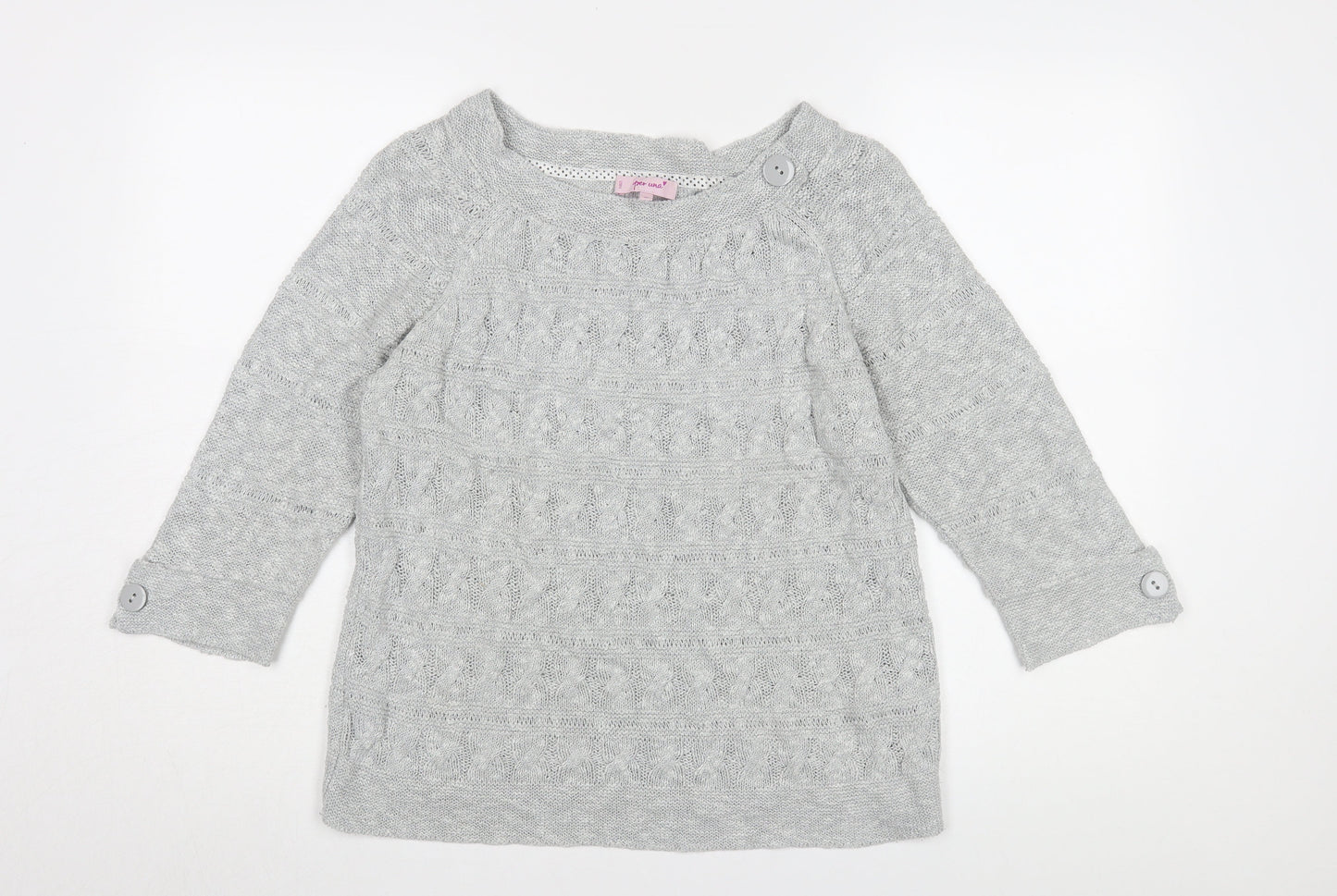 Marks and Spencer Women's Grey Pullover Jumper, Size 12