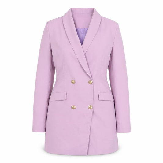 PRETTYLITTLETHING Women's Purple Jacket Dress, Size 10