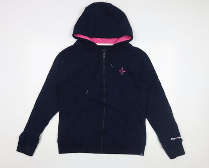 Ebb + Flow Women's Blue Hooded Jacket L