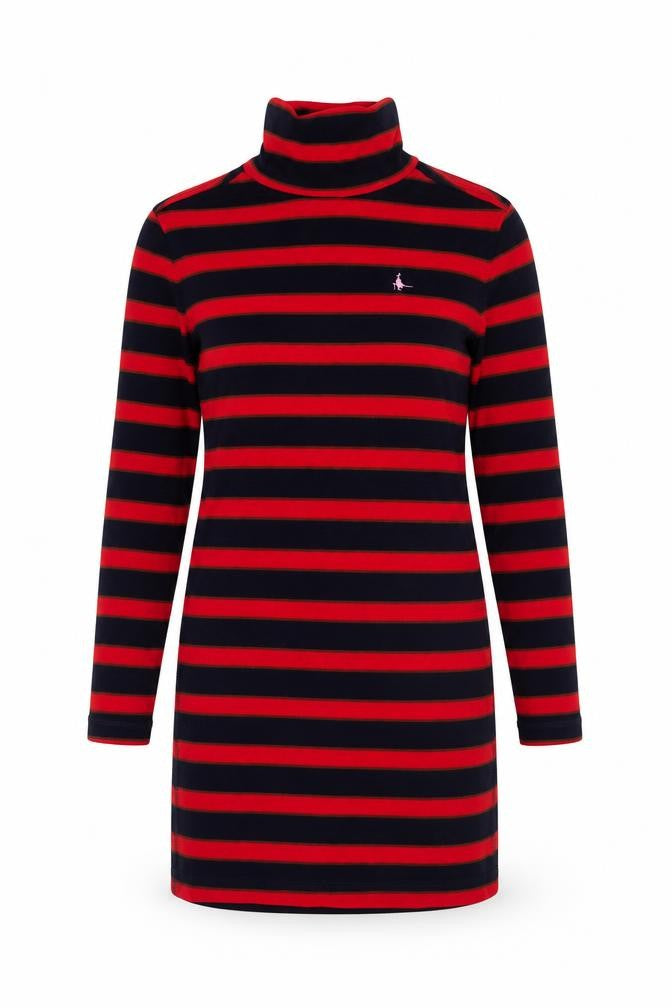 Jack Wills Women's Multicoloured Stripe T-Shirt Dress Size 6