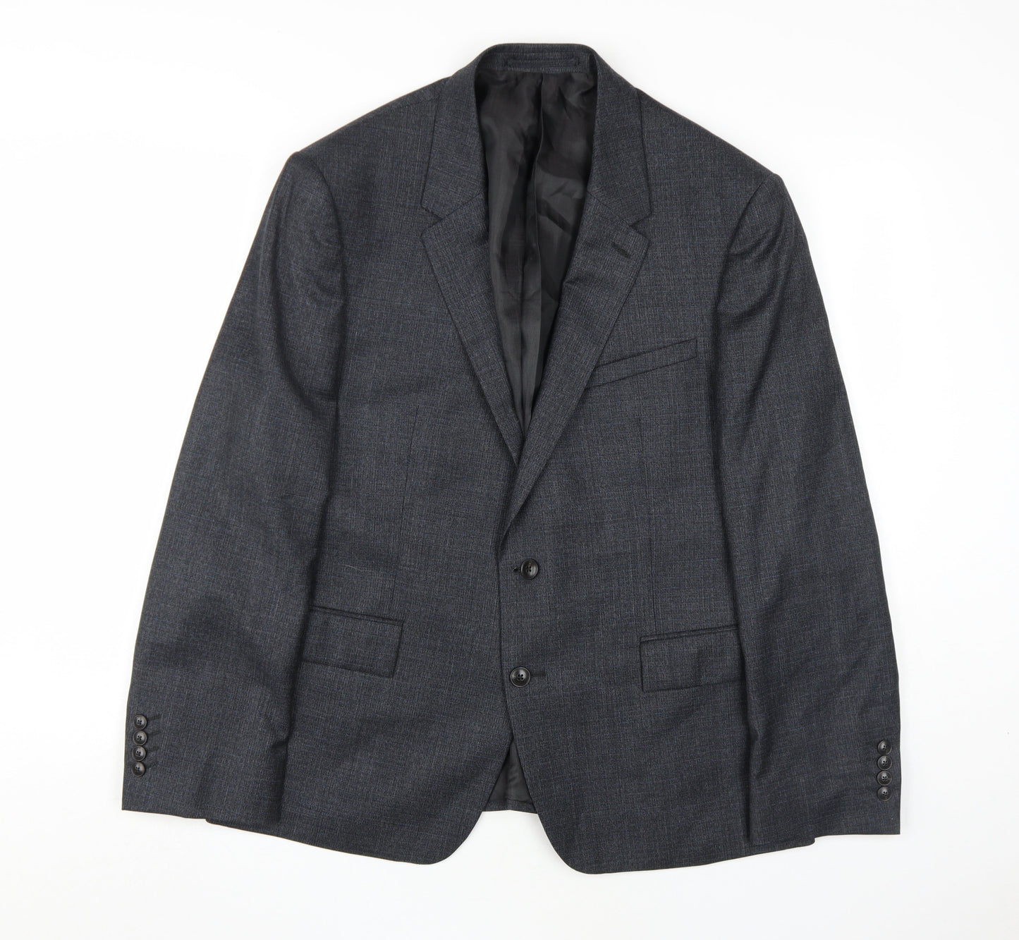 Marks & Spencer Men's Grey Wool Blazer 44S