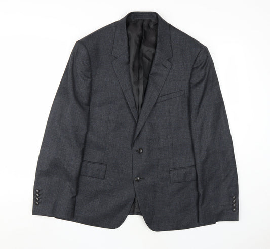 Marks & Spencer Men's Grey Wool Blazer 44S