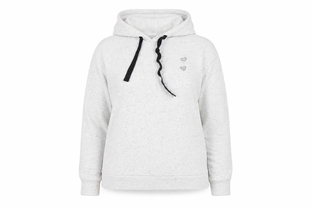 Oasis Women's Grey Pullover Hoodie Size L