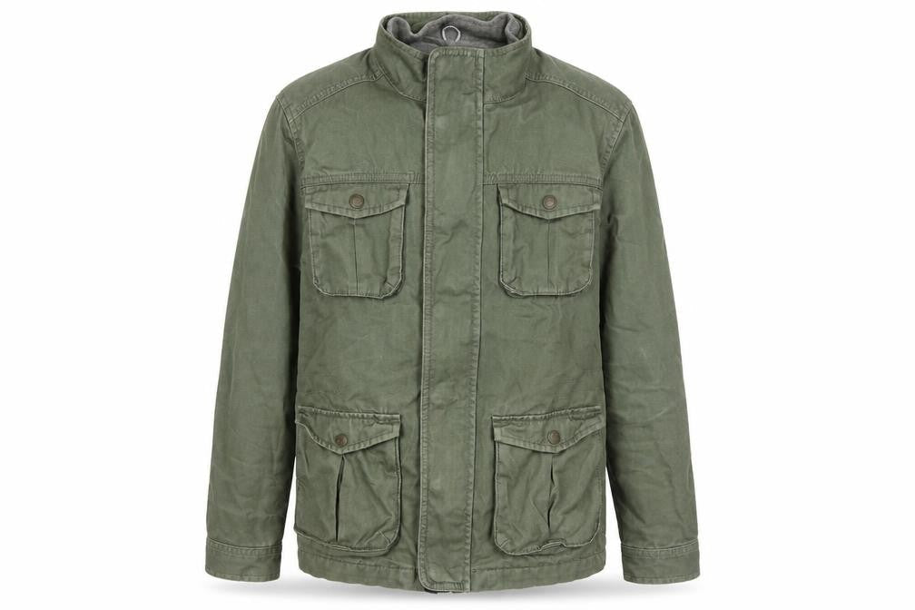 Marks and Spencer Boys Green Military Jacket 11-12 Years
