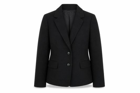 Kasper Women's Black Two-Button Blazer Size 12