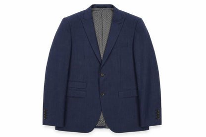 Next Men's Blue Wool Blazer 40R Regular Formal