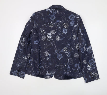 Country Casuals Women's Multicoloured Floral Blazer Size 14