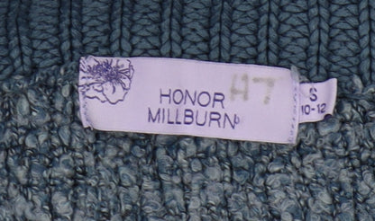 Close-up detail of Honor Millburn Women's Blue Cardigan S