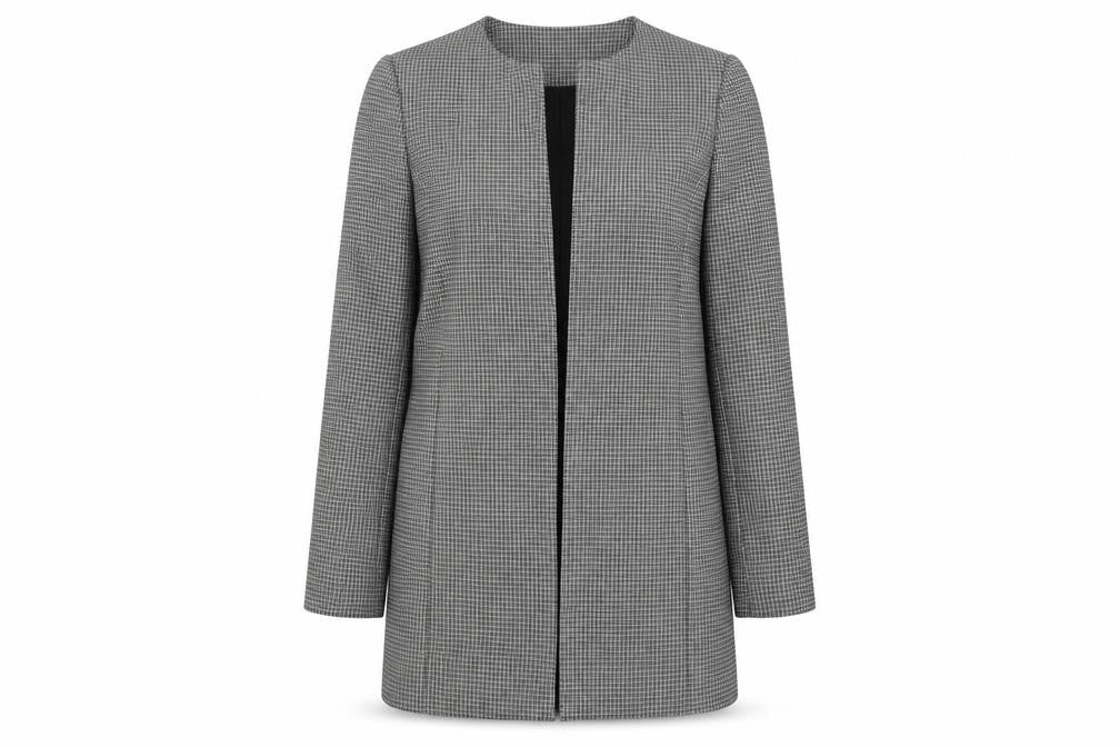Katherine Barclay Black Women's Mid-Length Coat Size 8