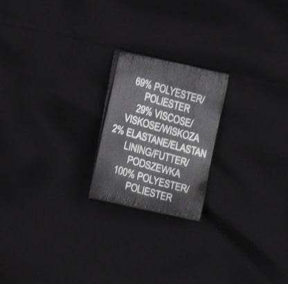 Katherine Barclay Black Women's Mid-Length Coat Size 8