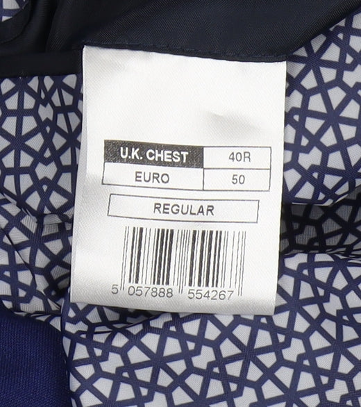 Limehaus Men's Blue Blazer - Size 40R, Regular Fit