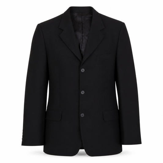Ciro Citterio Men's Black 40L Blazer, Wool Blend