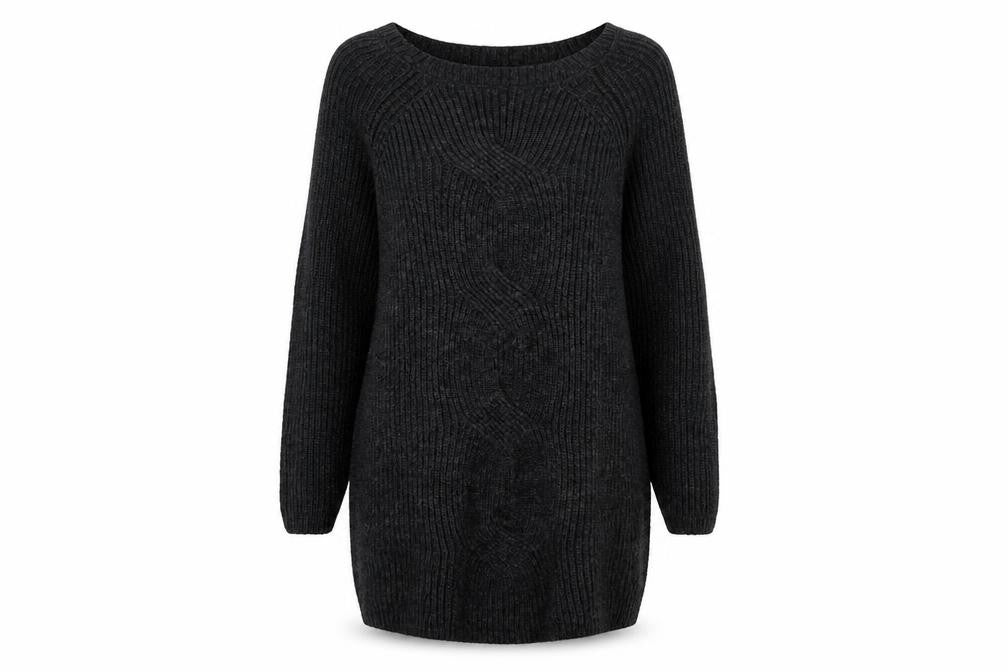 Gap Women's Black S Jumper Dress, Acrylic Wool Knit