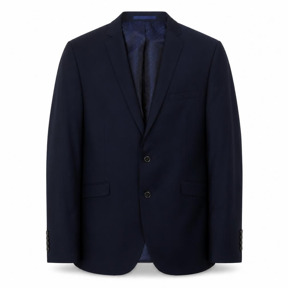Studio.w Men's Blue Suit Jacket, Size 42R, Regular Fit