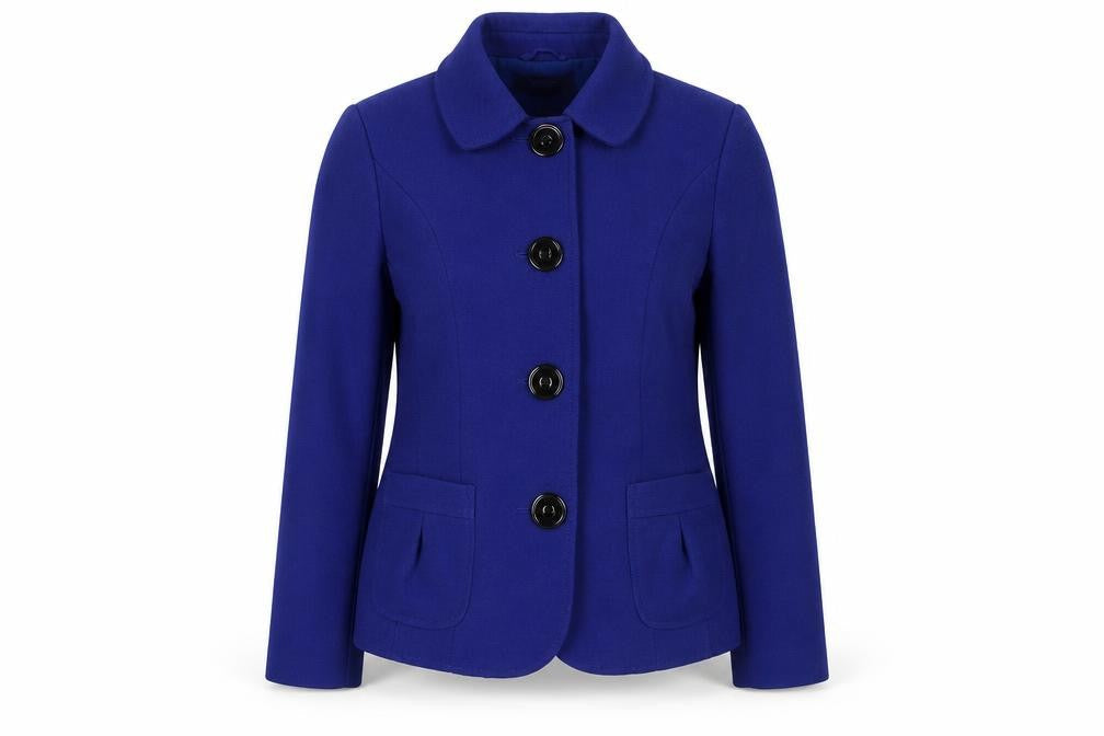 BHS Women's Blue Basic Jacket, Size 14