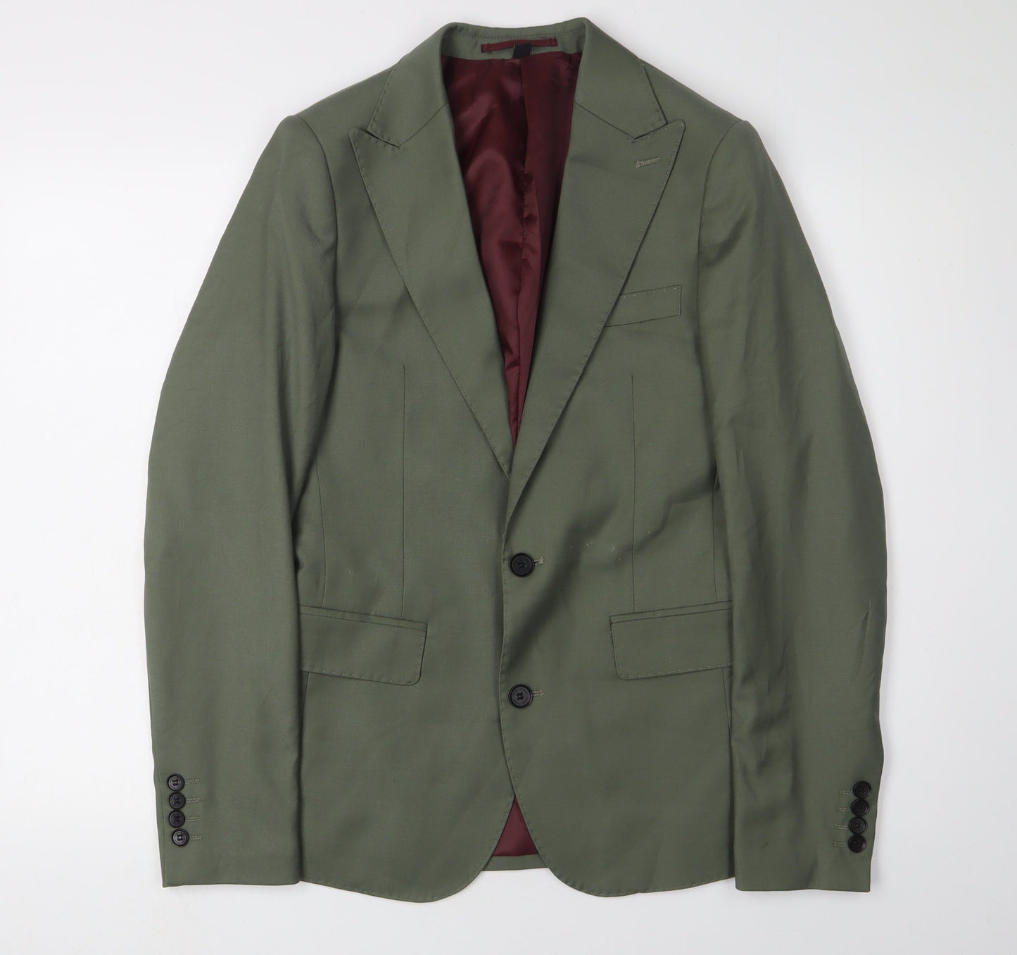 Gianni Feraud Men's Green Blazer UK 34R Formal