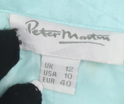 Peter Martin Women's Blue Trousers Size 12