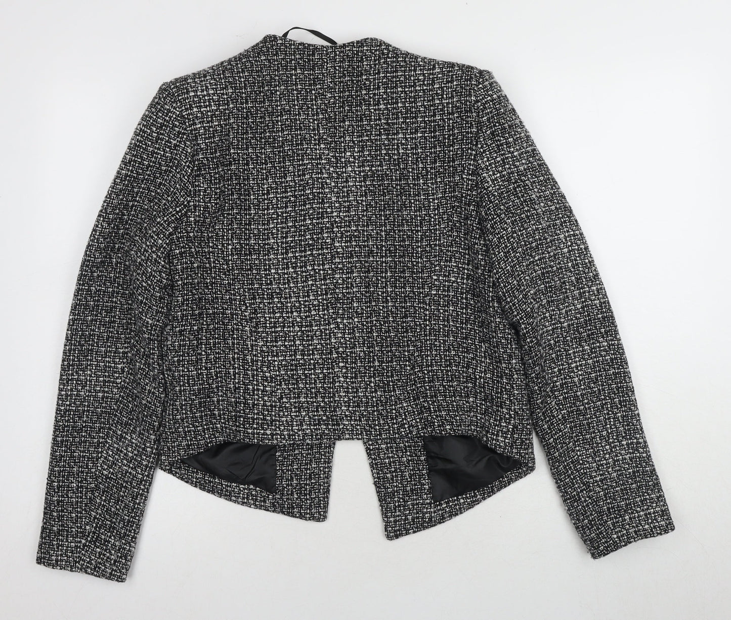 Butler & Gold Women's Black Check Jacket, Size 14