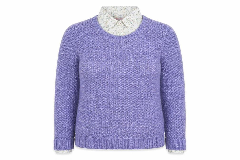 Marks & Spencer Women's Purple Pullover Jumper - Size 12