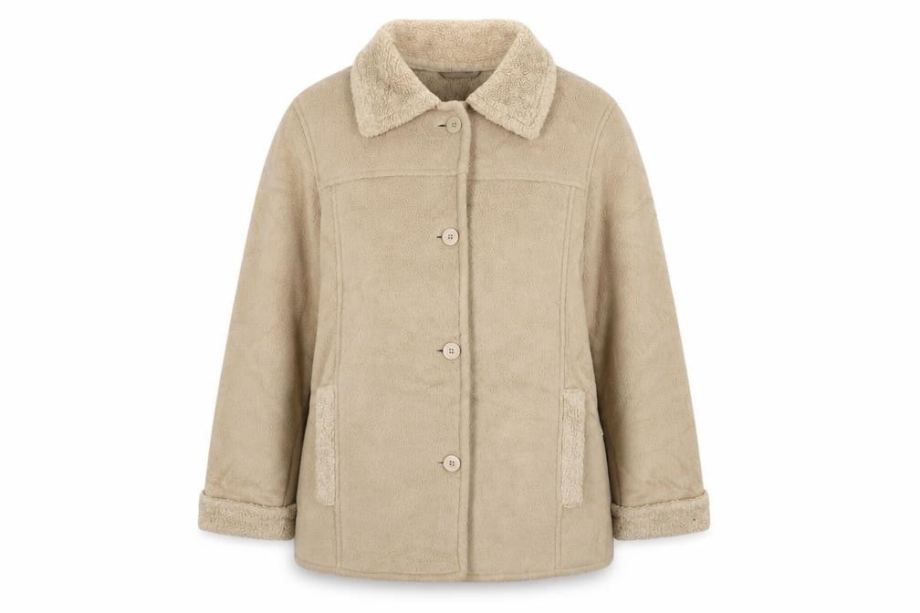 EWM Pure Classics Women's Beige Coat Size 12