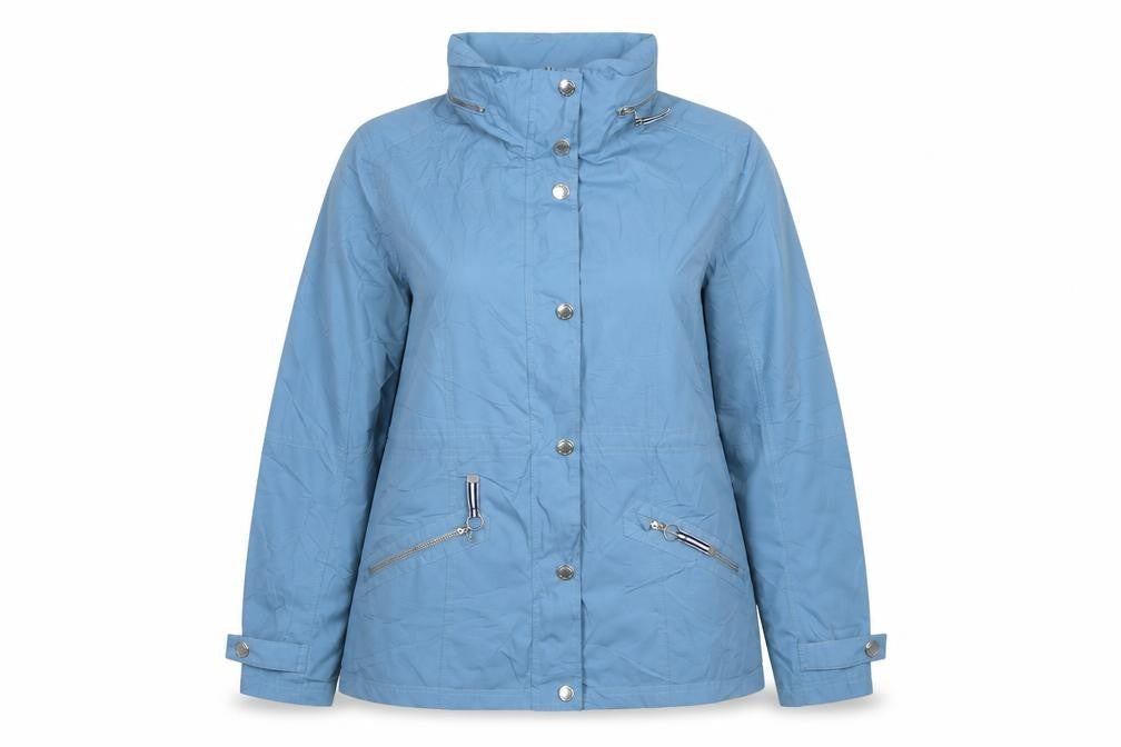 Normann Women's Blue Windbreaker Jacket Size 12