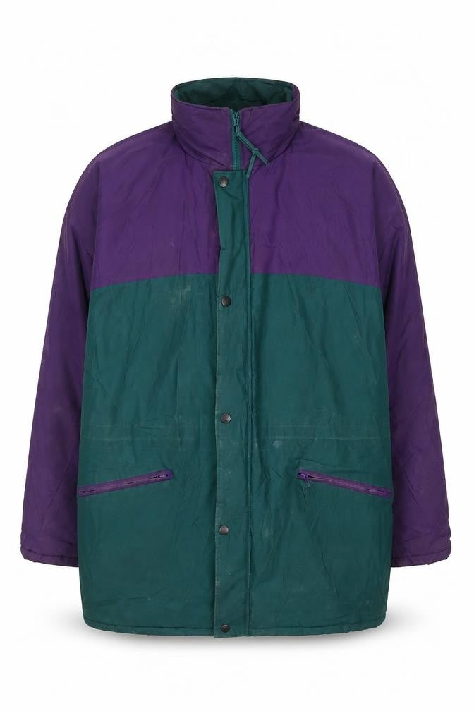 Regatta Men's XL Green Purple Waterproof Jacket