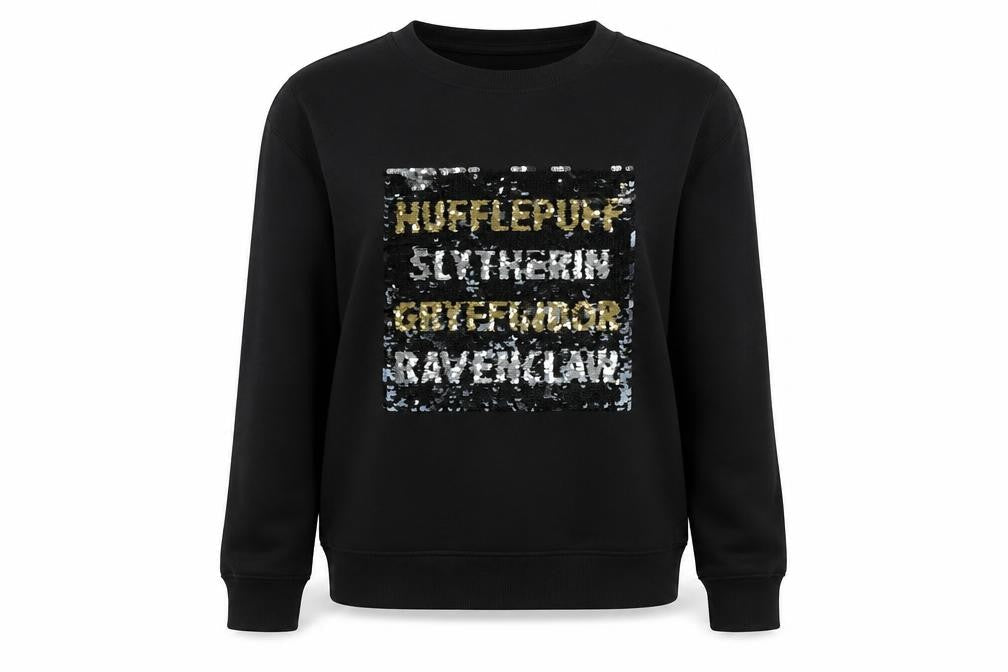 Harry Potter Black Unisex Adults S Sweatshirt Pullover