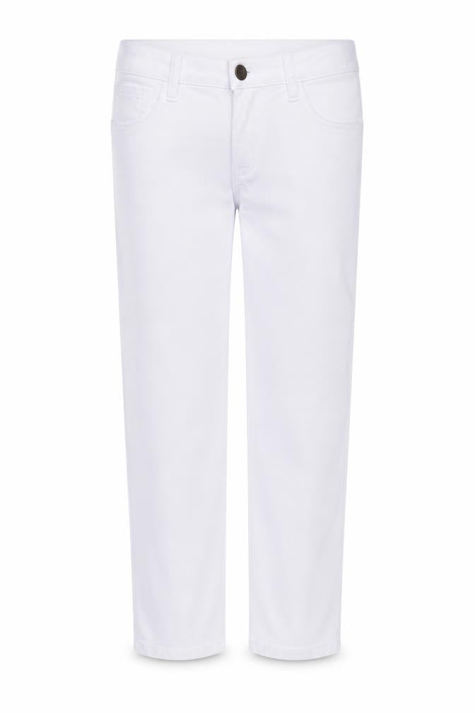 Arizona Women's White Straight Jeans Size 12