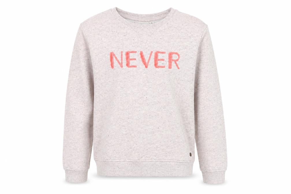 Tom Tailor Girls Beige Sweatshirt Size 12 with NEVER Graphic