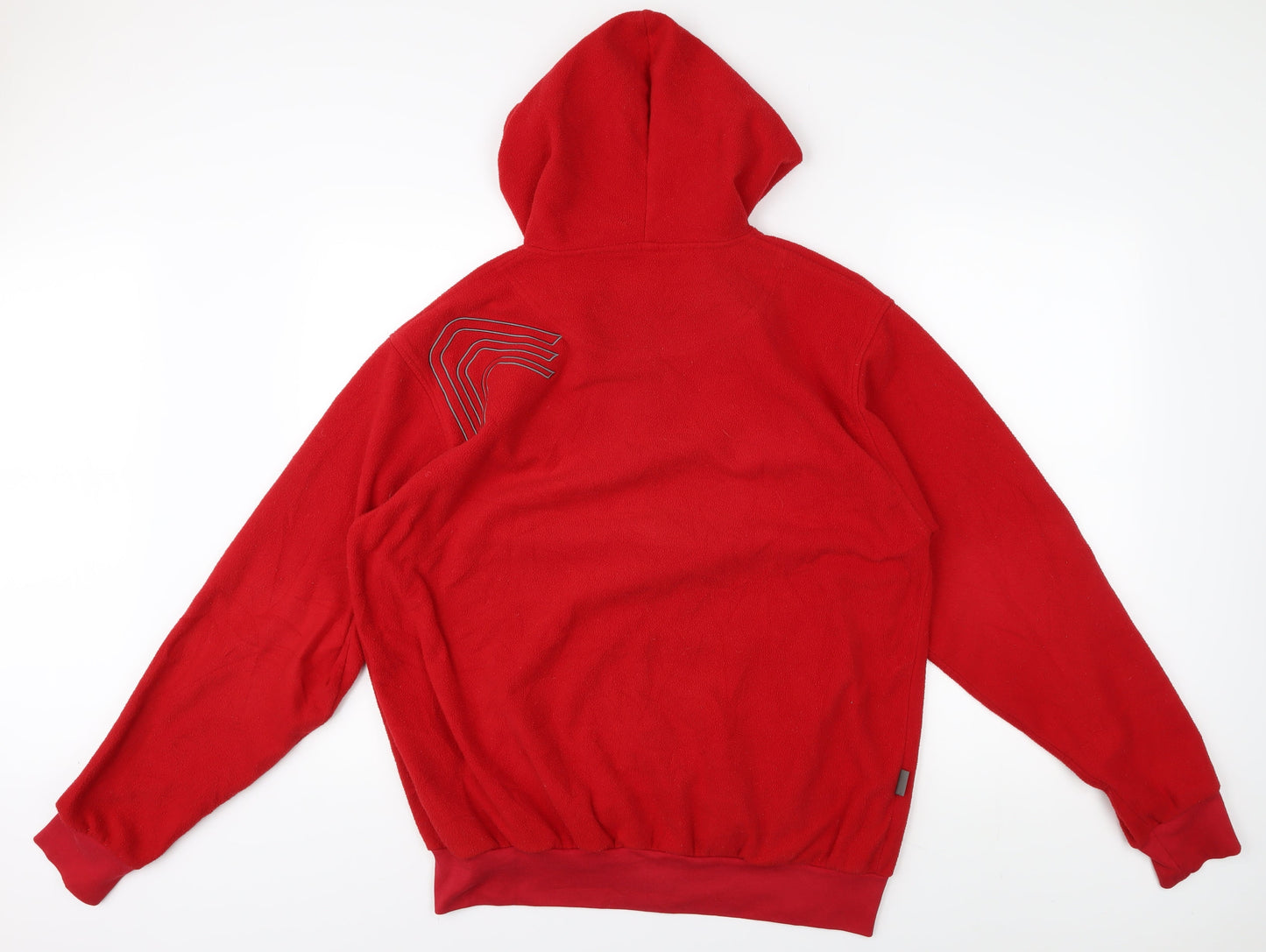 Granite Men's Red Full Zip Hoodie L