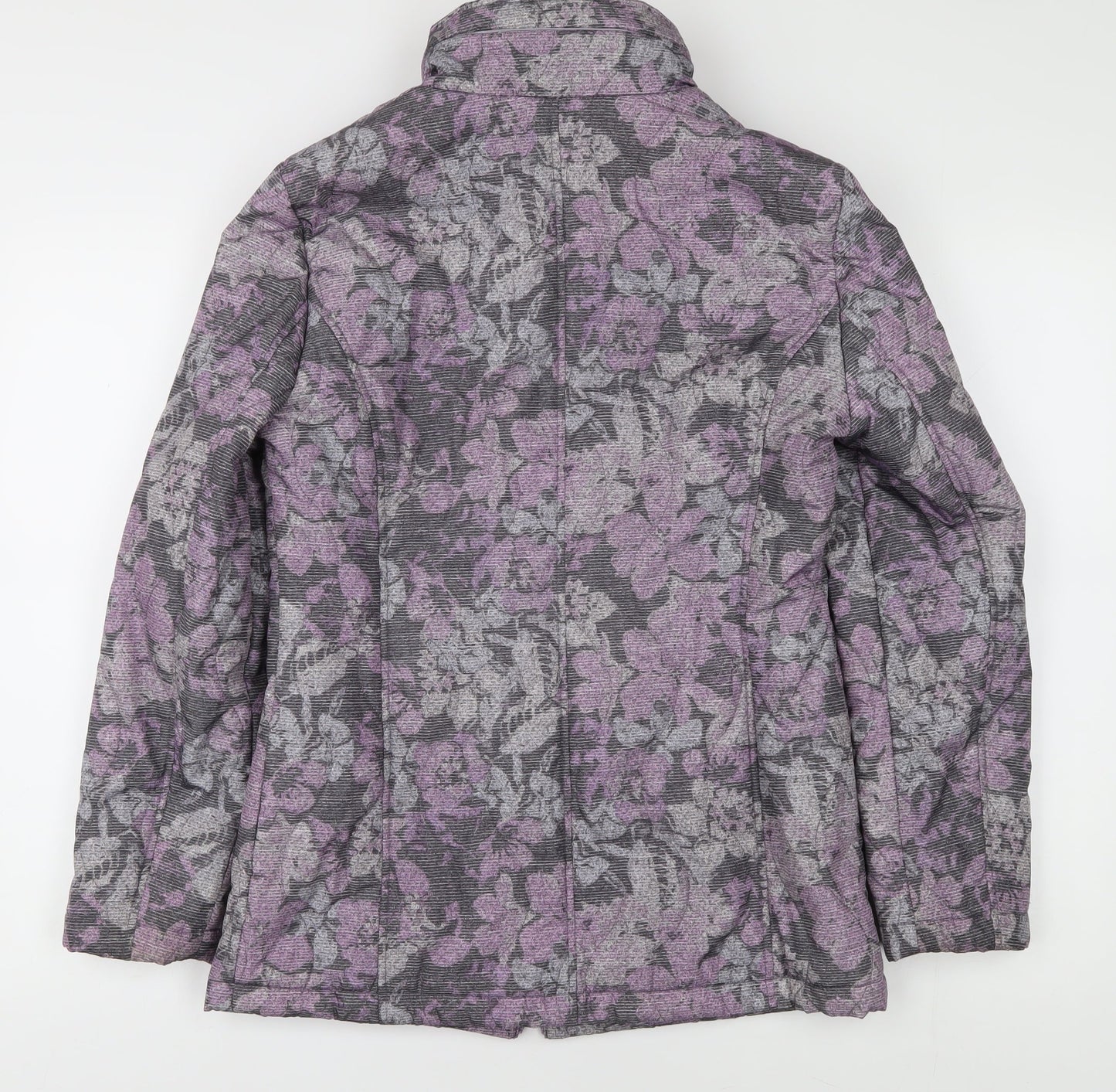 Bonmarché Women's Multicoloured Floral Puffer Jacket Size 10