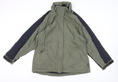 Mountain Life Women's Green Parka Jacket Size 16