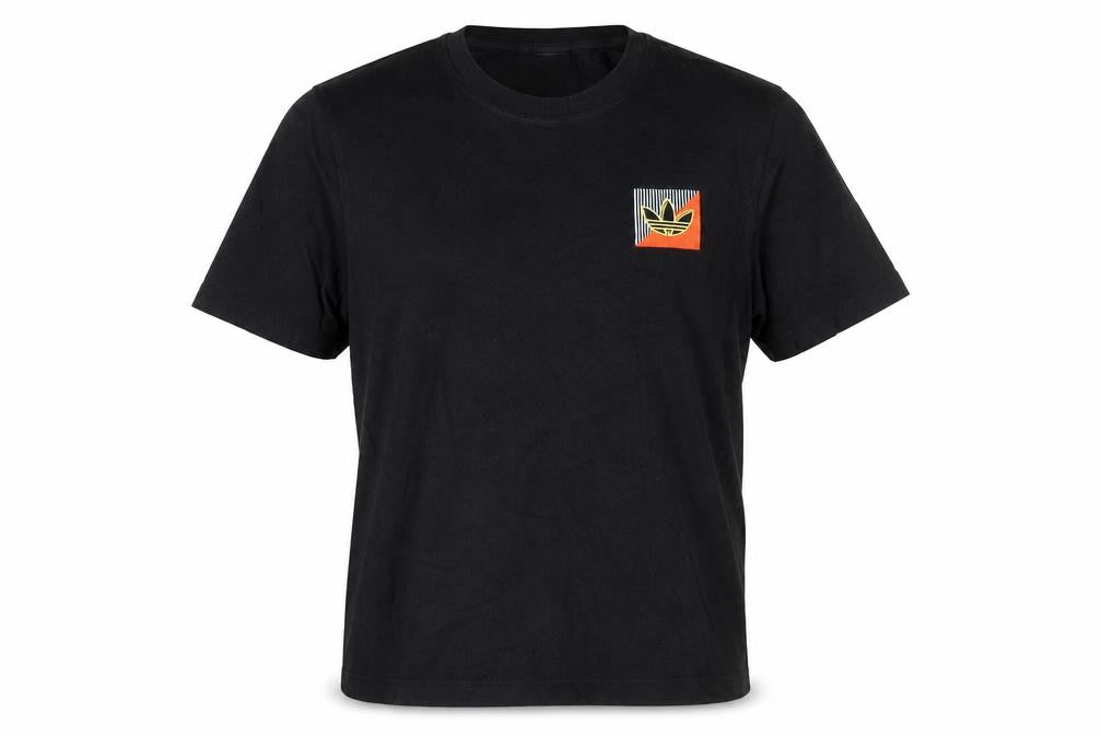 Adidas Men's Black M Logo Short Sleeve T-Shirt