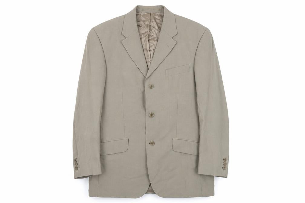 Linea Beige Men's Blazer, Size 38S, Single-Breasted