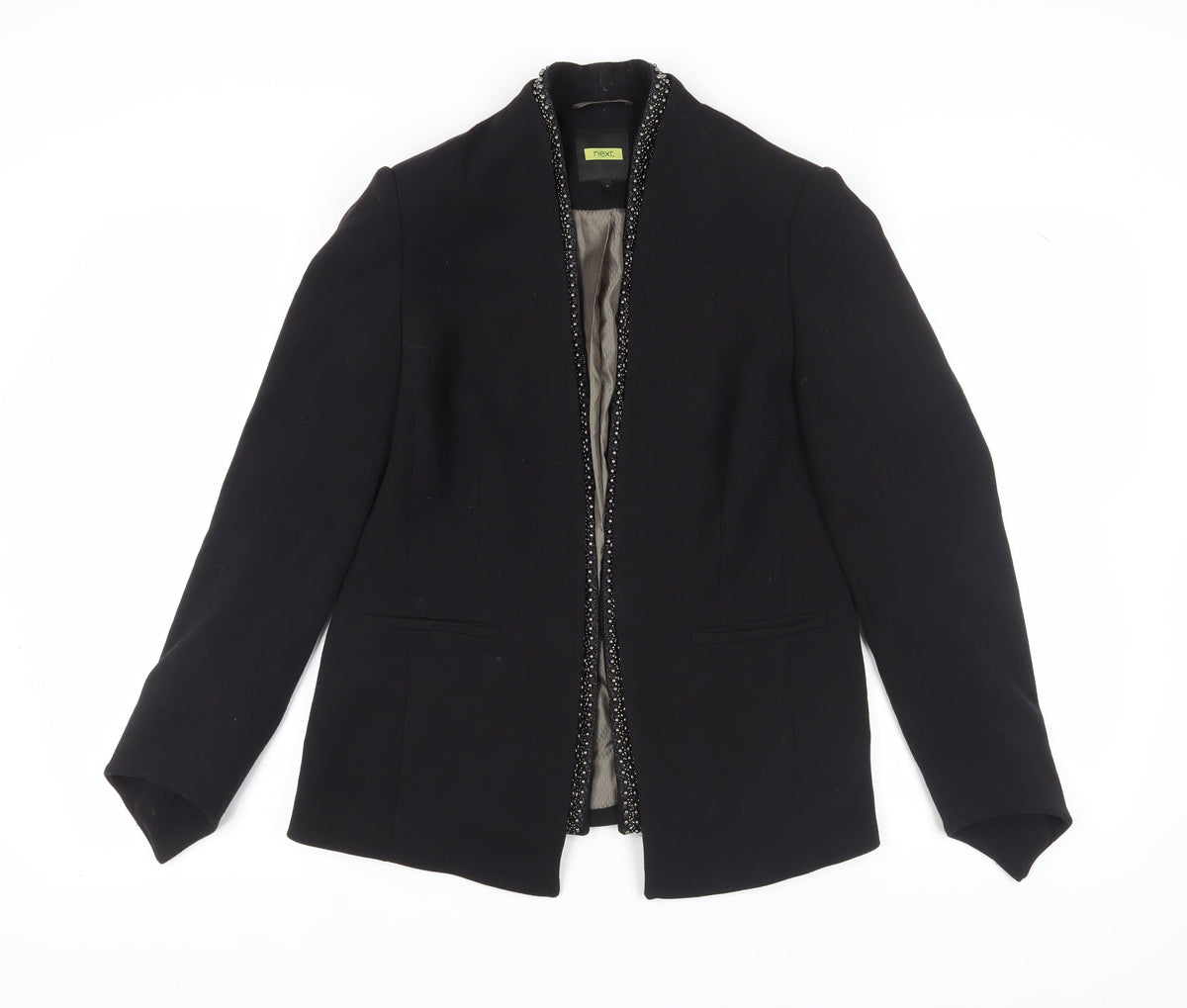 Next Women's Black Blazer, Size 14, Elegant Woven Business Wear