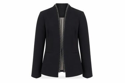 Next Women's Black Blazer, Size 14, Elegant Woven Business Wear
